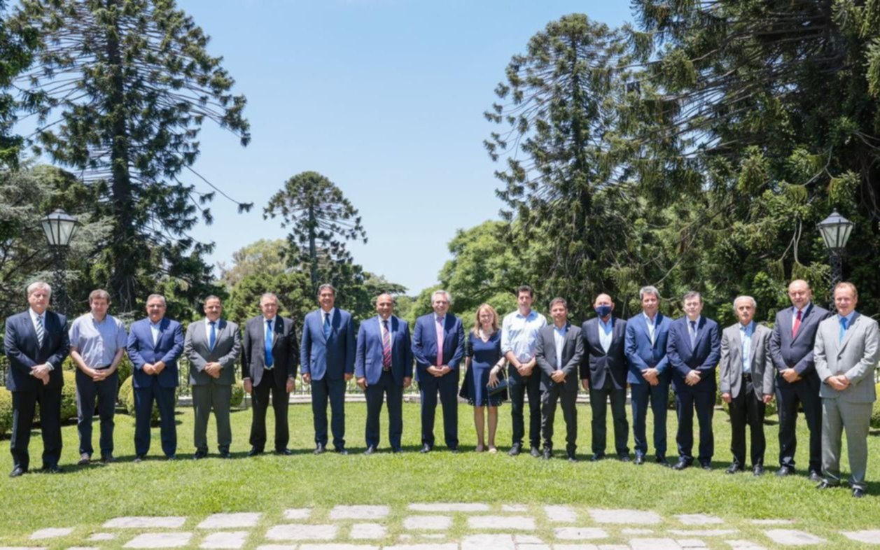 Tras la caída del Presupuesto 2022, Alberto Fernández reunió a gobernadores oficialistas en Olivos
