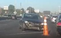 Por dos accidentes, uno en la Autopista, colas de hasta 6 km para entrar a CABA
