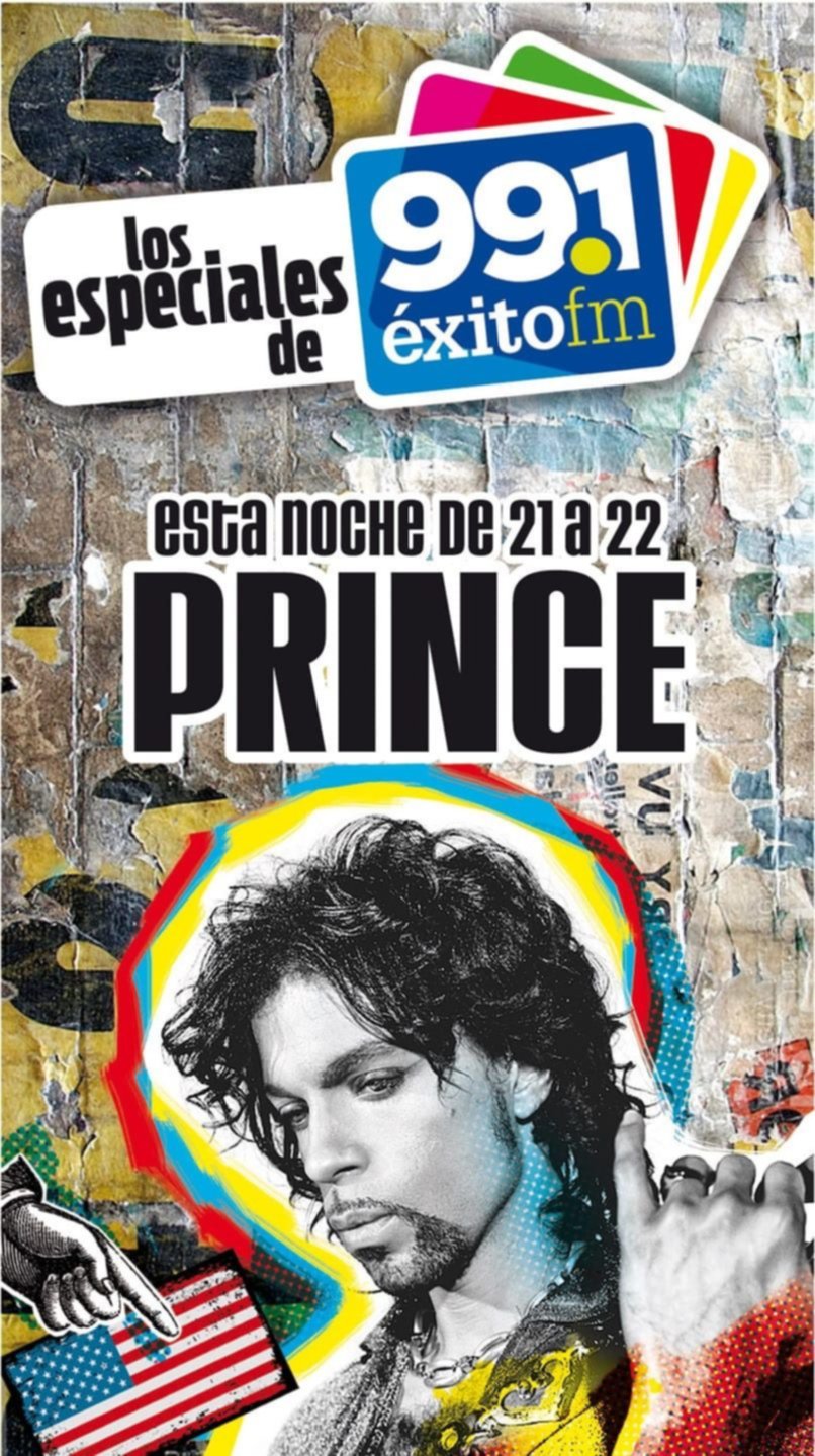 Esta noche llega Prince a los especiales de Éxito FM 99.1: una hora a pura música