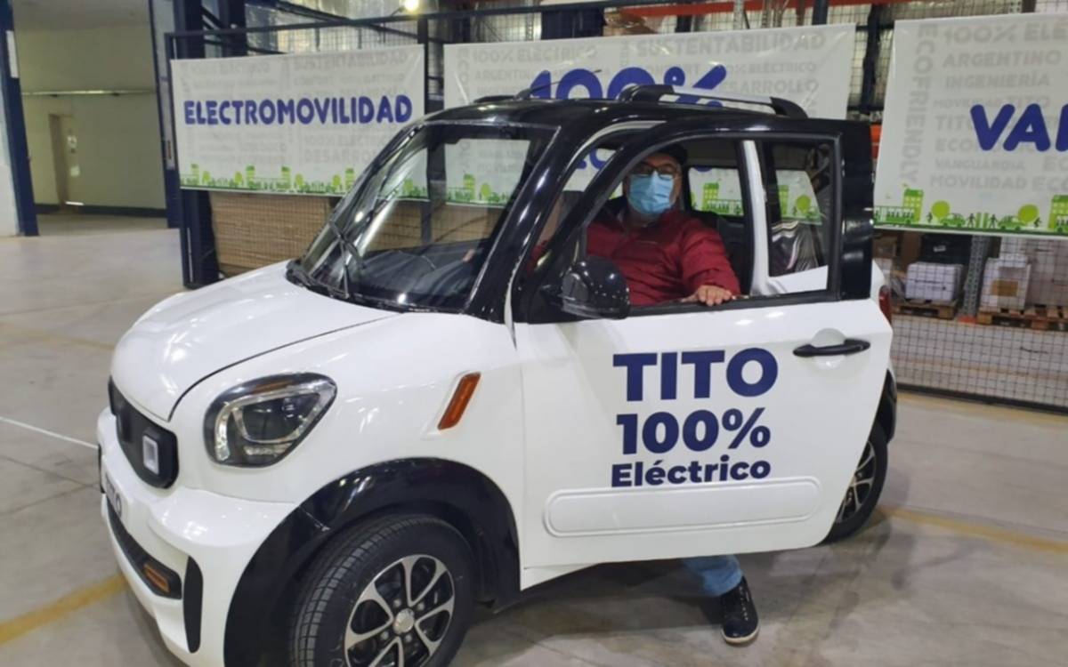 Tito: el auto eléctrico fabricado en San Luis, es sensación en Argentina