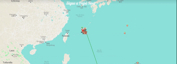Papá Noel ya salió del Polo Norte: seguí su recorrido y mirá cuántos regalos lleva entregados