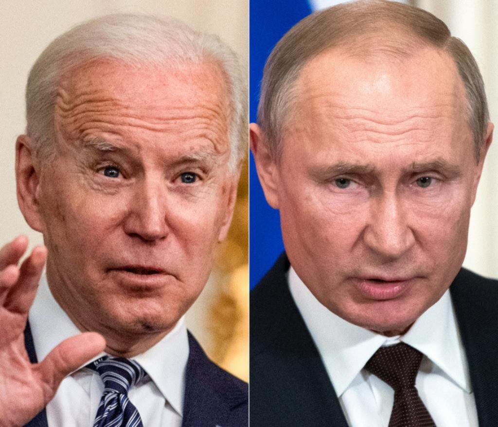 Cruce de advertencias entre Biden y Putin en una charla sobre Ucrania