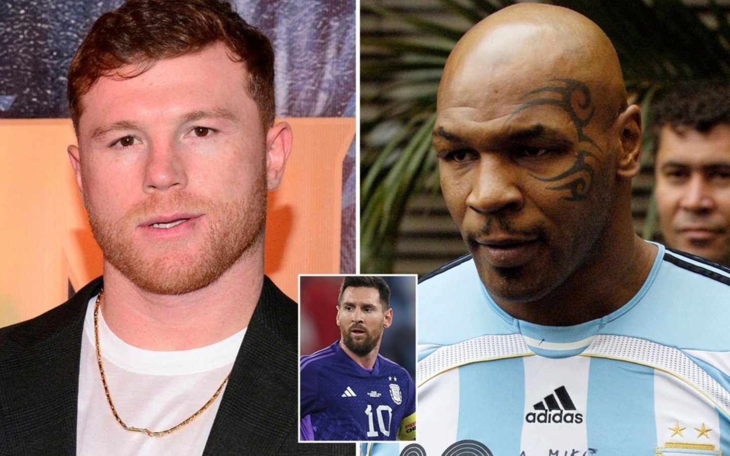 "Tendré que volver": Mike Tyson defendió a Messi y amenazó a Canelo Álvarez