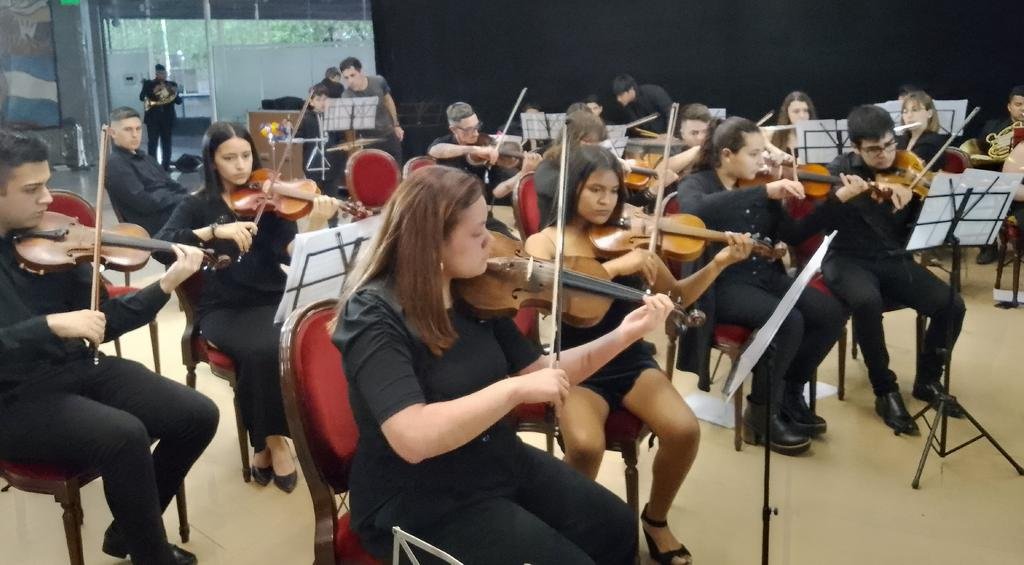 Jóvenes músicos celebran el reencuentro tras la pandemia