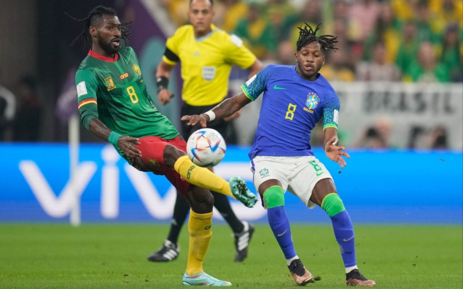 Otra sorpresa en el Mundial: Camerún derrotó a Brasil con un gol en el final