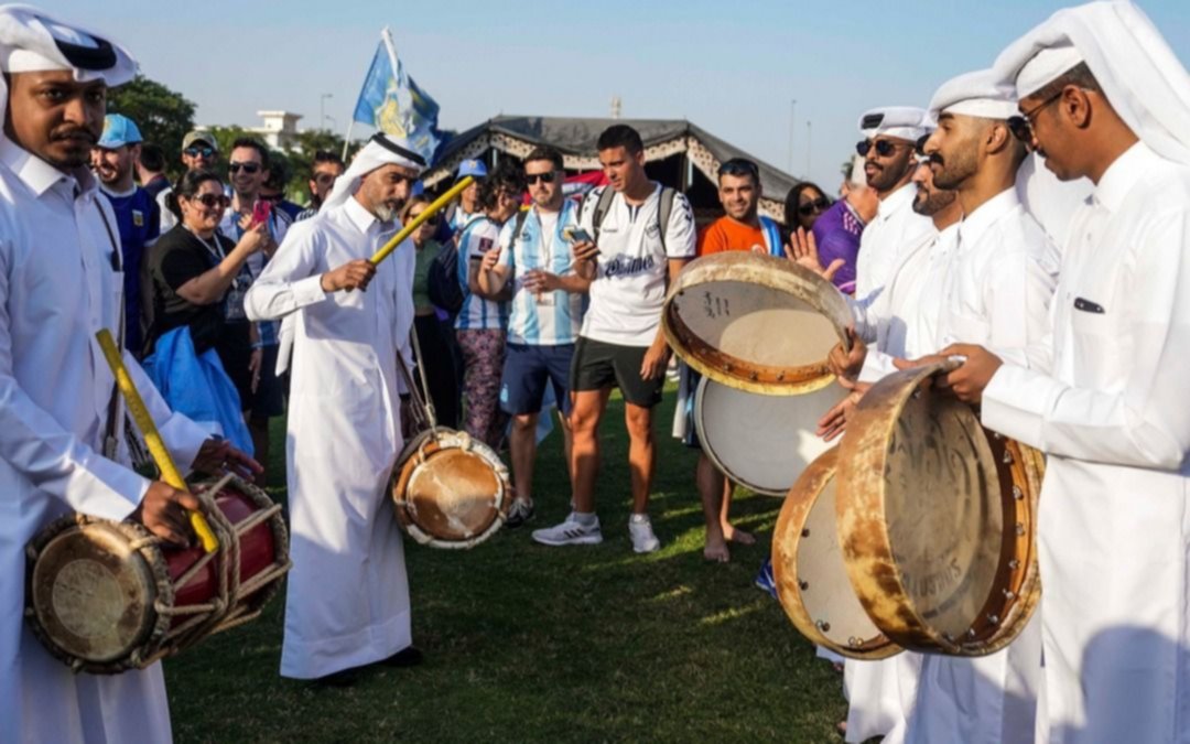 Fiesta argentina en la previa con Australia: la organizaron autoridades qataríes
