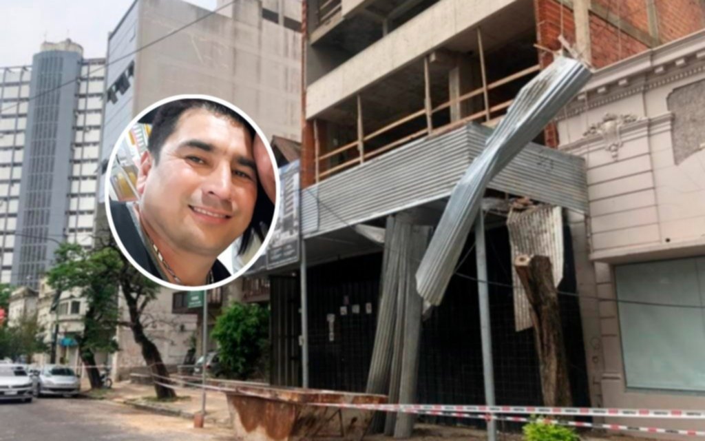 Murió el albañil que cayó desde un cuarto piso en pleno centro