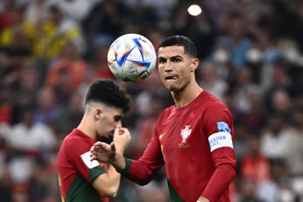 Cristiano entró con el partido liquidado y se fue caliente con el técnico
