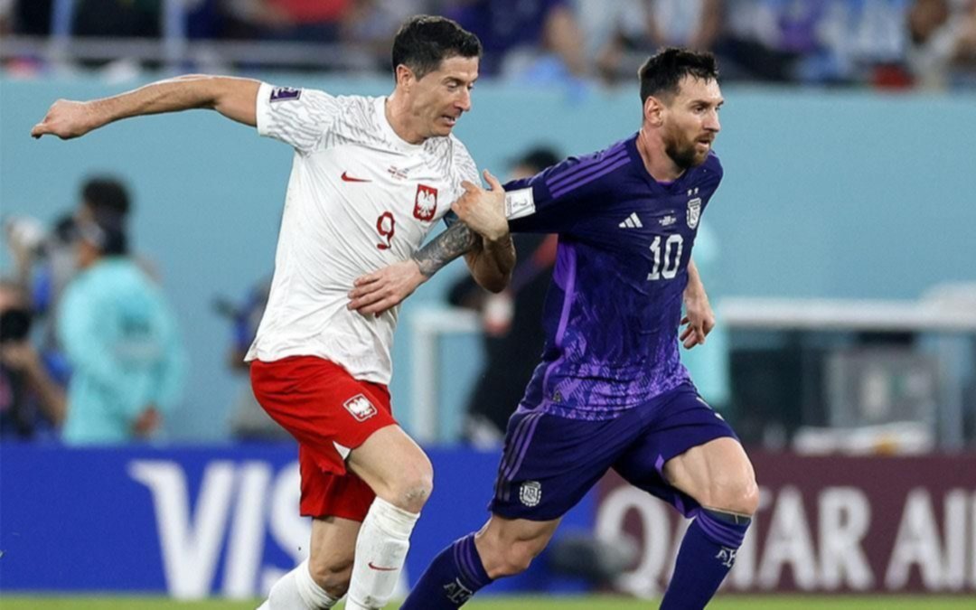 Argentina - Polonia, uno de los partidos mas vistos de la Copa del Mundo 2022