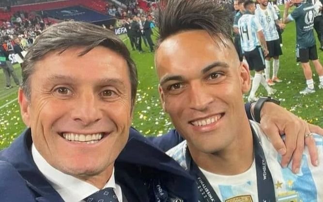 Javier Zanetti elogió a Lautaro Martínez, el goleador de la era Scaloni : "Cuando más lo necesitas, aparece"