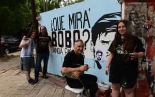 La frase de Messi que ya es mural en La Plata: "Va a perdurar por décadas, a pesar de todas las controversias"