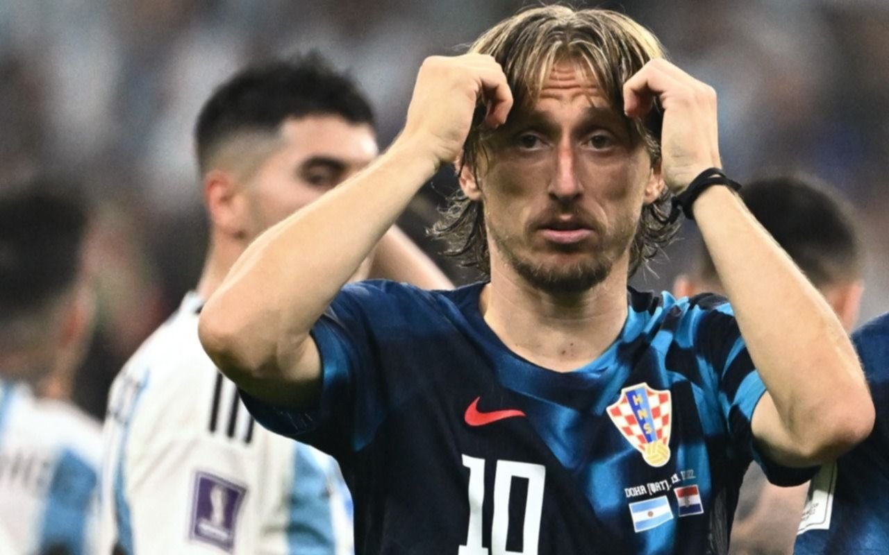 Modric: "Argentina fue un justo ganador, pero el árbitro fue un desastre"