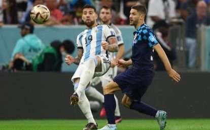 "Estamos en el lugar que queríamos estar", dijo Otamendi