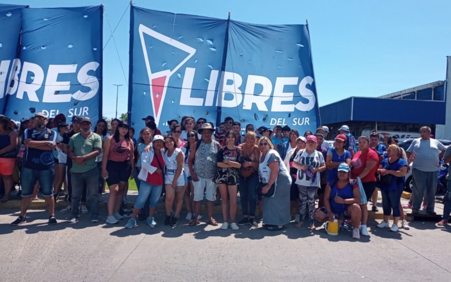 Marcha y reclamo frente a mayoristas de La PLata