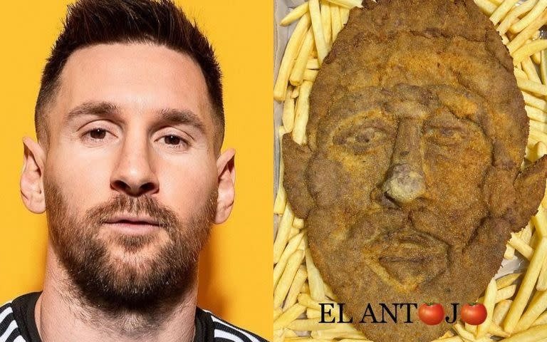 ¡¡¡Marche una "milaMessi" con papas fritas...!!! 