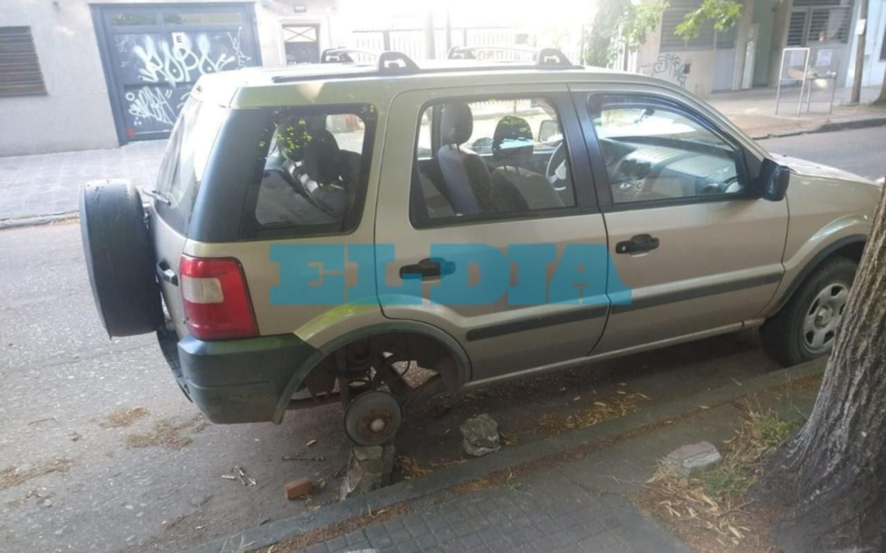 Sigue la "fiesta" de los "roba ruedas" en La Plata 