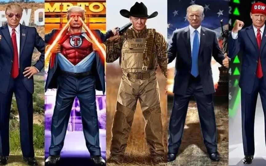 Polémica por las NFT de Donald Trump: las presentó como un "arte increíble" 