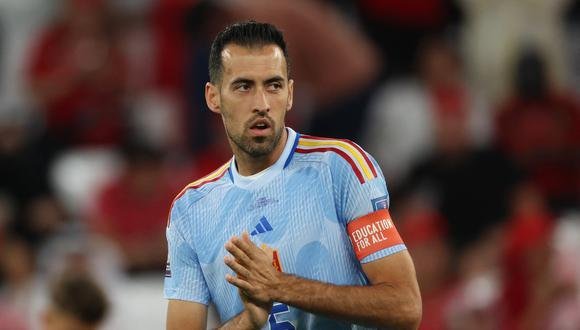 Busquets anunció su retiro de la selección española