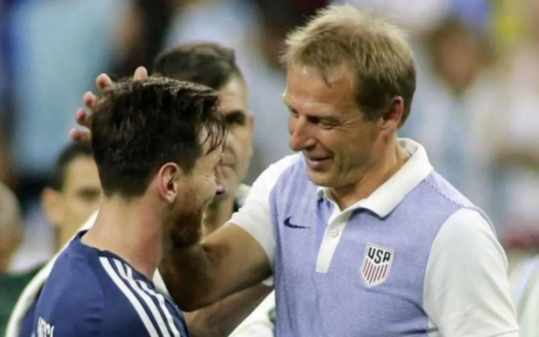 Klinsmann, un amigo: elogios y buenos deseos para  Messi de cara a la Final