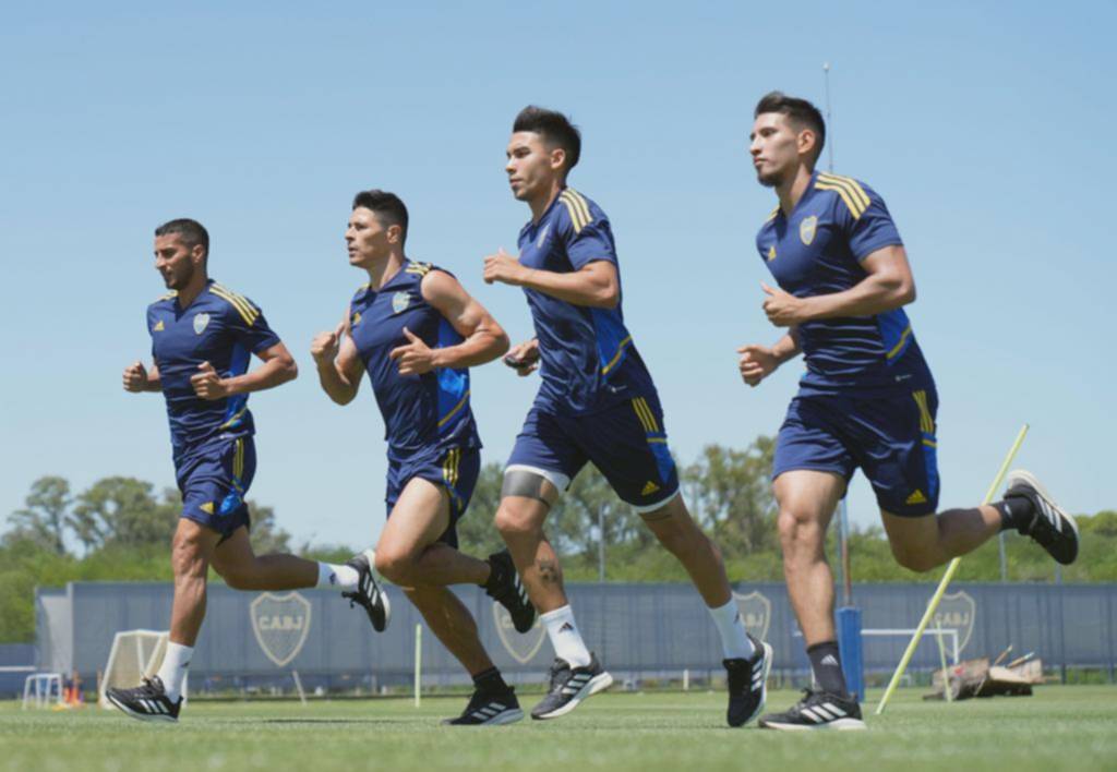 Varela y Benedetto se sumaron a las prácticas con el resto del grupo