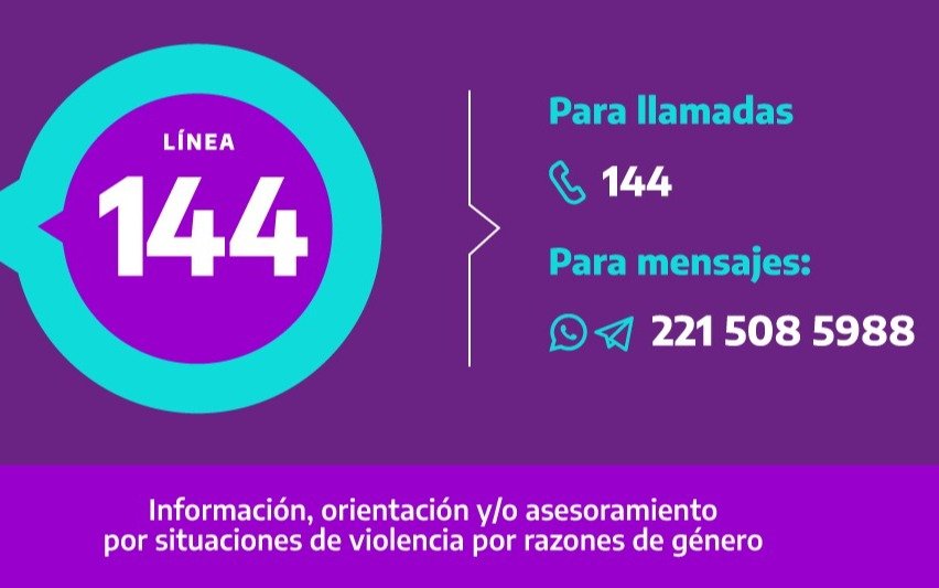 La línea 144 bonaerense recibió 50.000 llamados y atendió 2.000 situaciones de alto riesgo