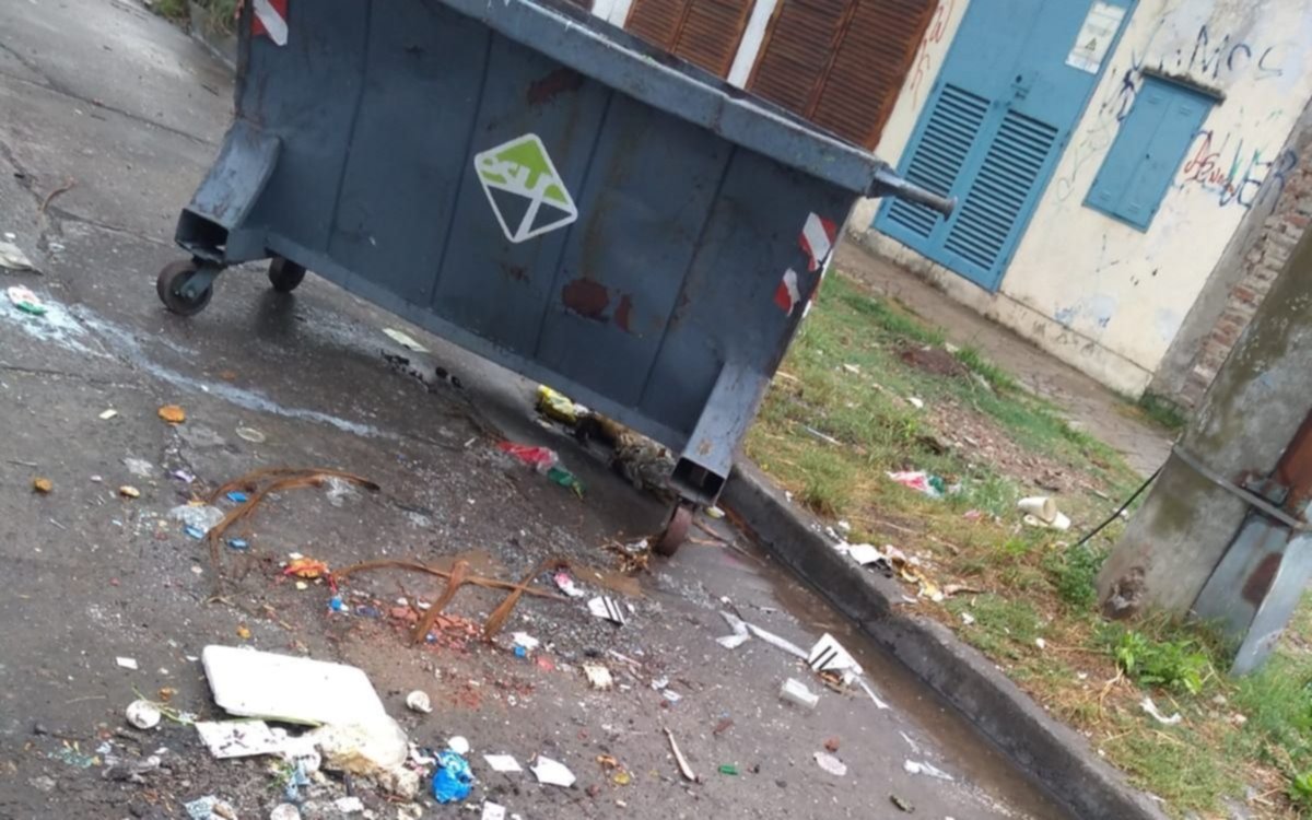 Vecinos denuncian acumulación de basura en un barrio platense, cerca de un hospital