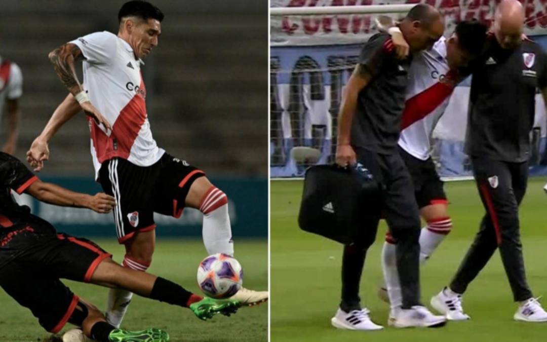 Malas noticias en River: se fracturó Kranevitter y estará alrededor de 3 meses afuera