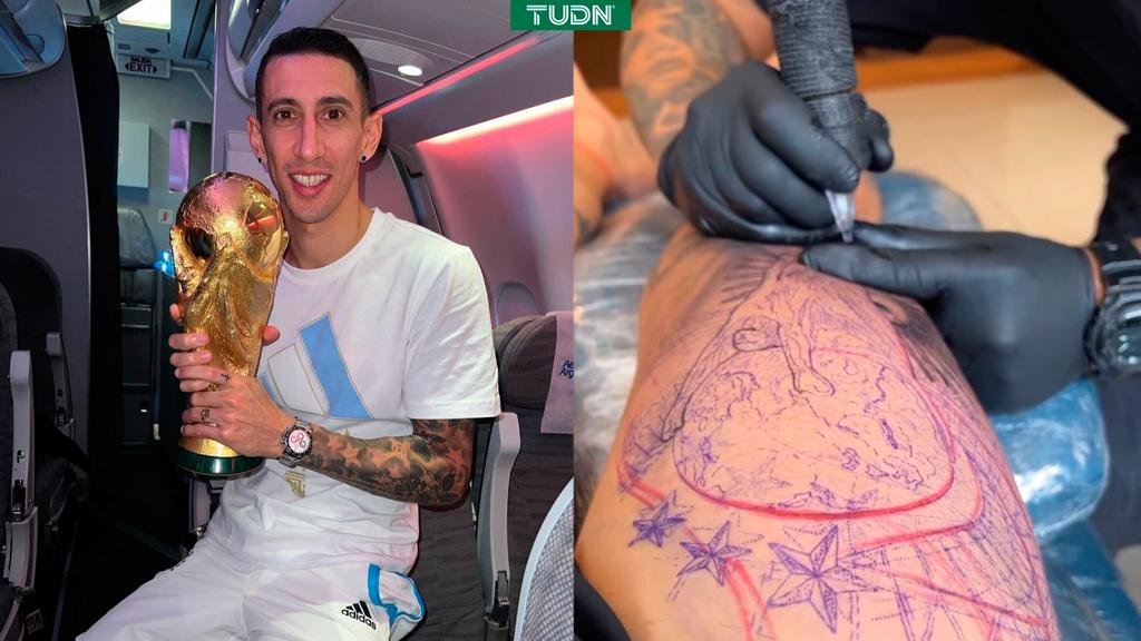 Di María, entre los tatuajes y su futuro en la “Scaloneta”