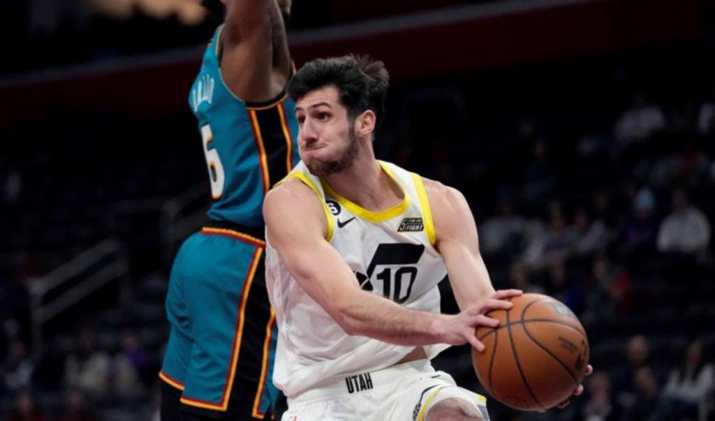 El cordobés Bolmaro sumó minutos en los Jazz