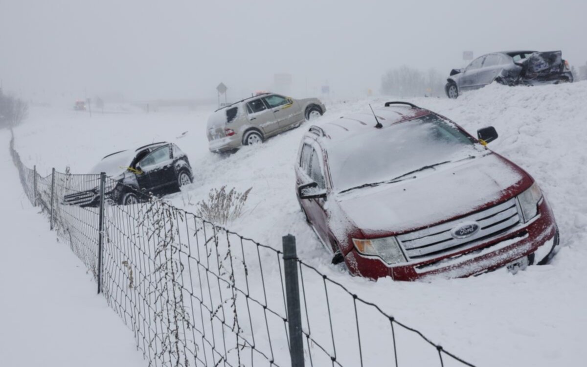 Una tormenta invernal causa cinco muertos y afecta a más del 70% de los estadounidenses