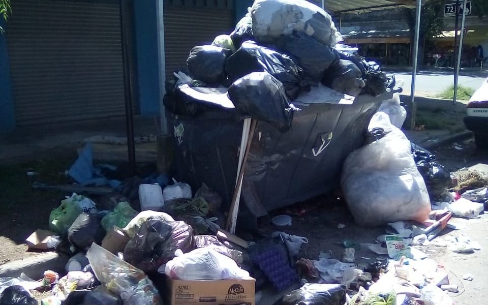 Basural a metros del Cementerio de La Plata