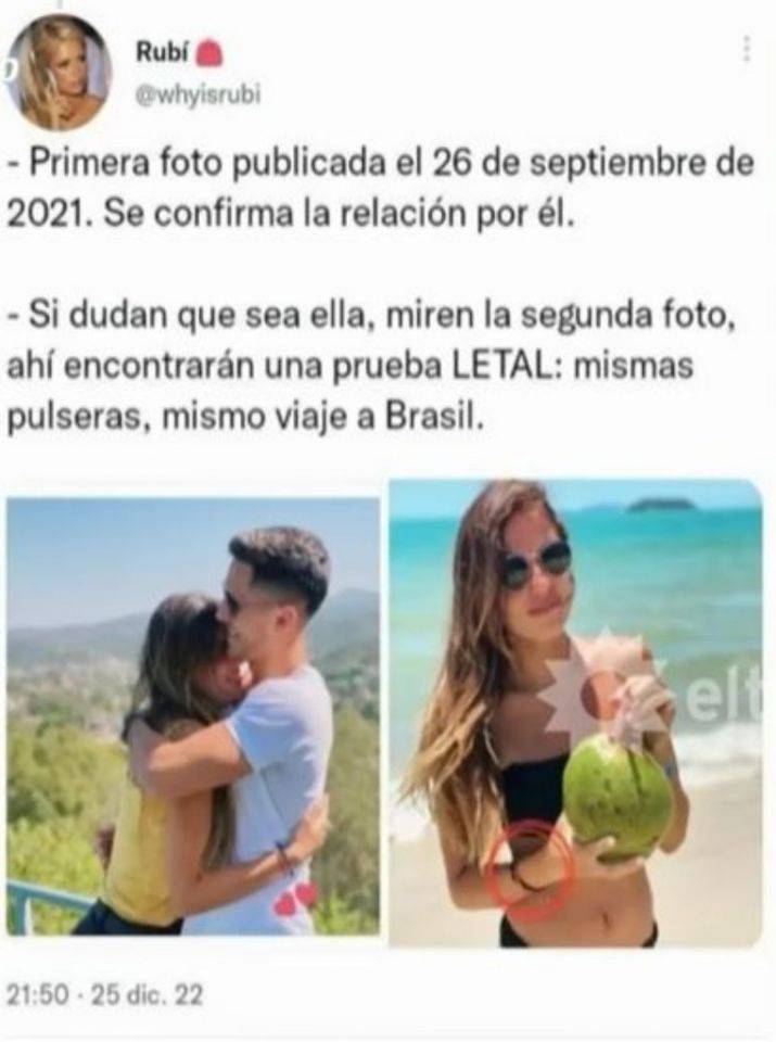 La más odiada: filtran fotos de la novia de Julián Álvarez con otro chico y hay escándalo