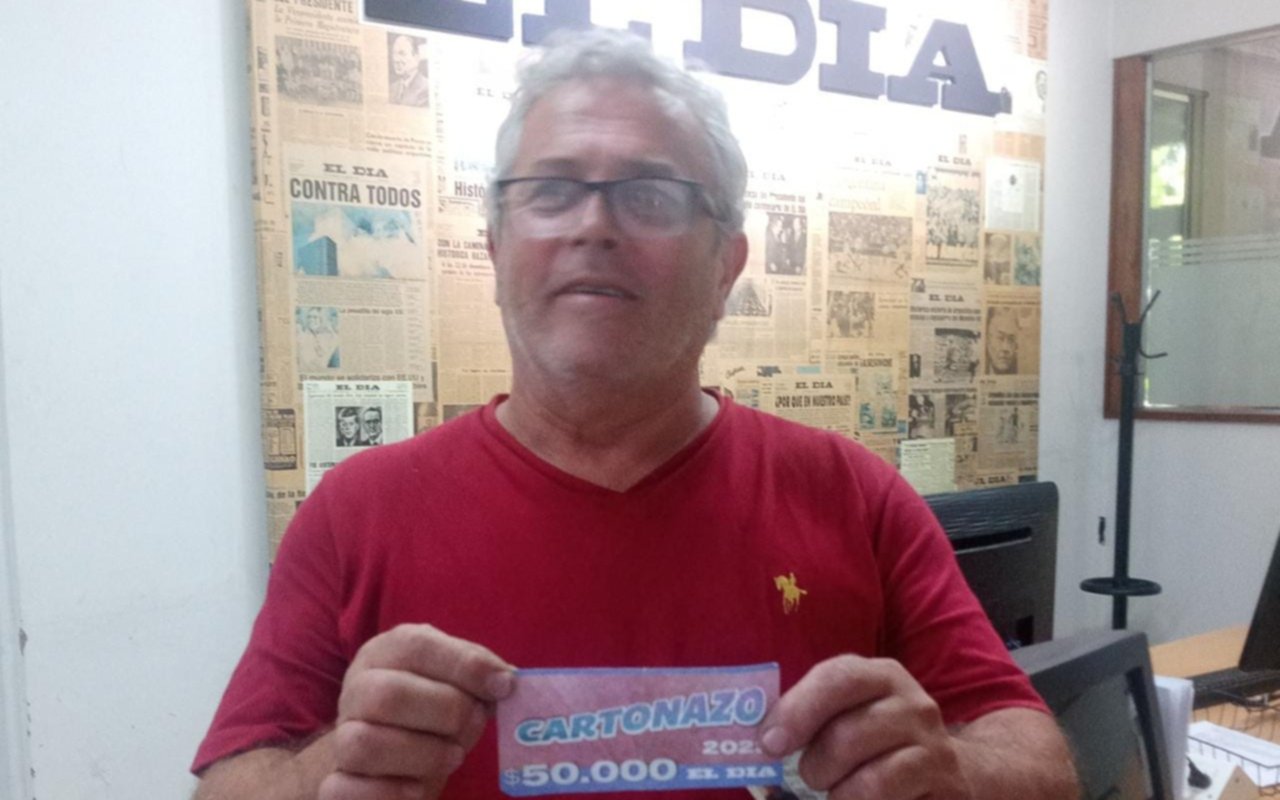 Cartonazo: un lector de Los Hornos, el ganador de los $200.000