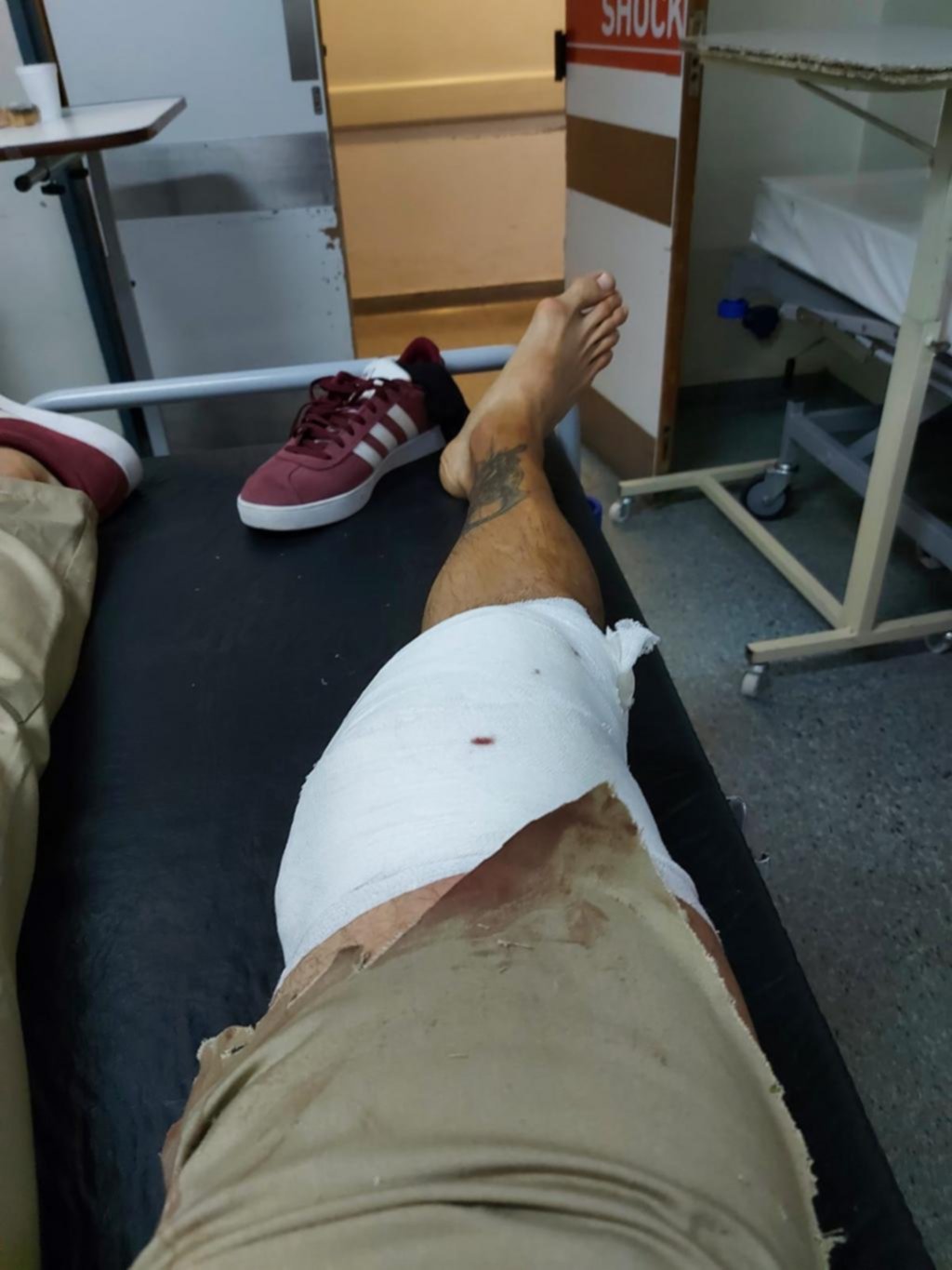 El estremecedor relato del docente baleado en La Loma