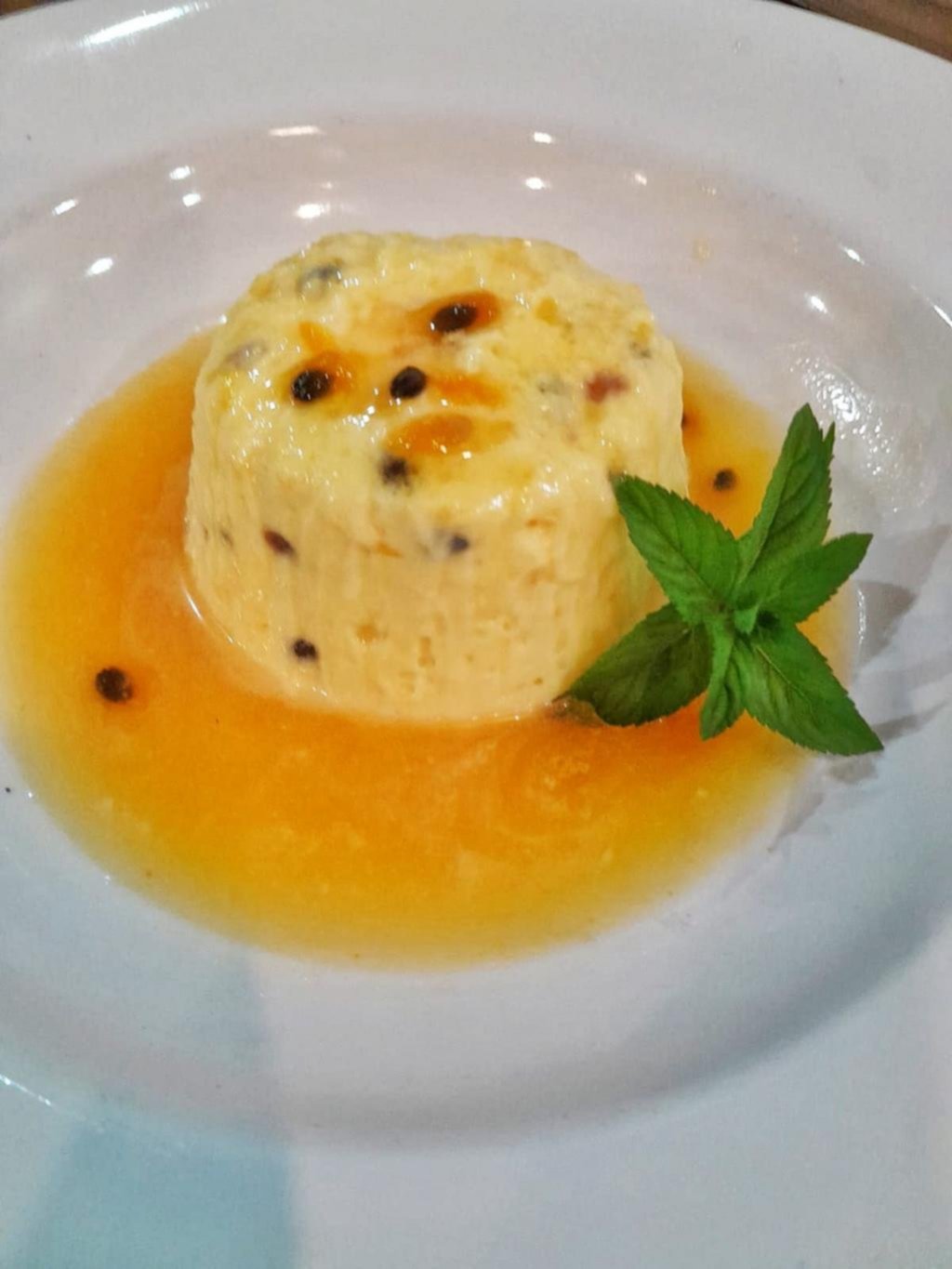 Semifreddo de Maracuyá y chocolate blanco