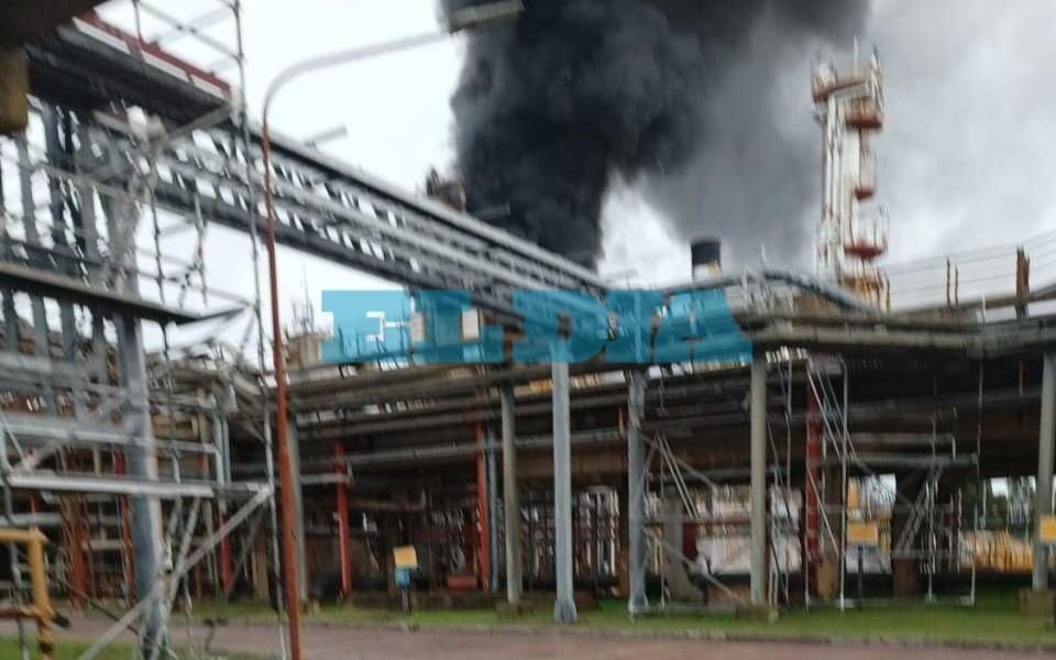 Incendio generó alarma en la Refinería de YPF