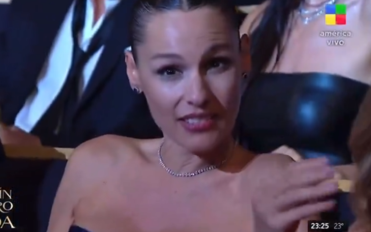 El enojo de Pampita en el Martín Fierro de la Moda 2023, tras ganar el oro
