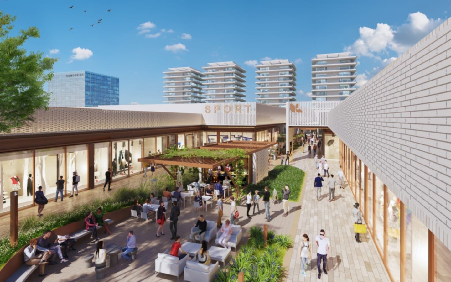 El primer shopping en La Plata: la comuna presentó el permiso de obra