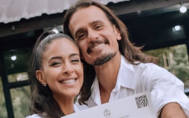 El insólito episodio en el casamiento de Celeste Muriega y Christian Sancho, que dieron el "Sí": "Que nos reciba la jueza"