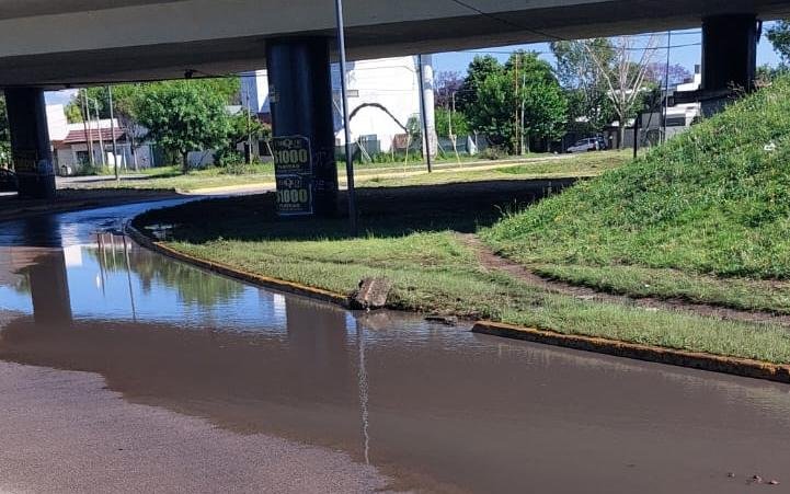 En el Distribuidor se tapó una boca de tormenta