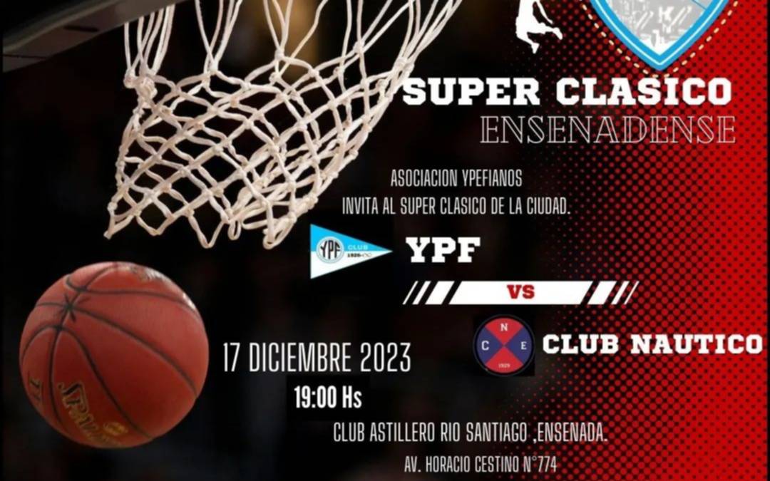 Organizan el "clásico ensenadense" de básquet para recuperar el Club YPF