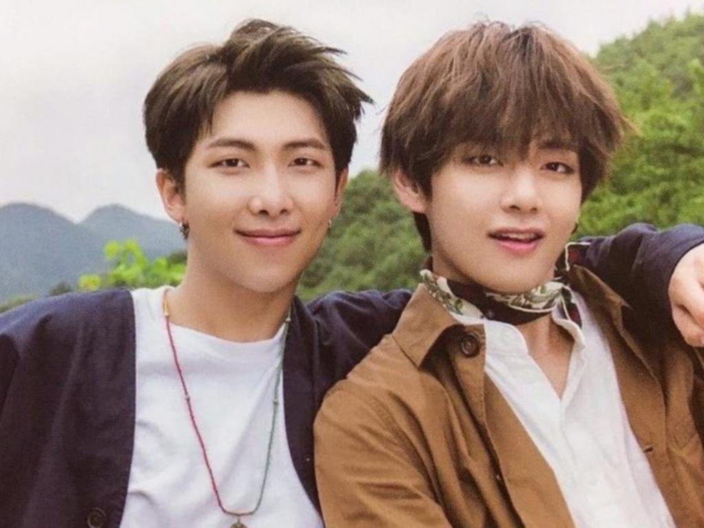 RM y V, dos BTS, arrancaron el servicio militar