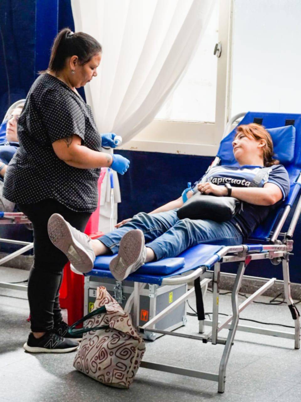Más de un centenar de triperos donaron su sangre