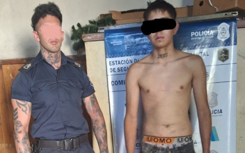 Policía detuvo tres sujetos en Villa Luján