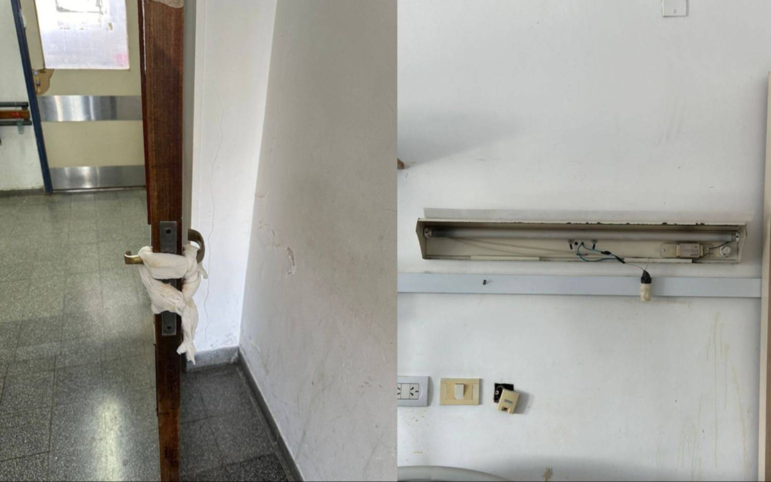 Reclamos por las condiciones edilicias del Hospital de Gonnet