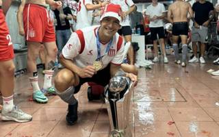 Santiago Núñez: "La posibilidad de irme está pero estoy bien en Estudiantes, disfrutando de lo que se logró"