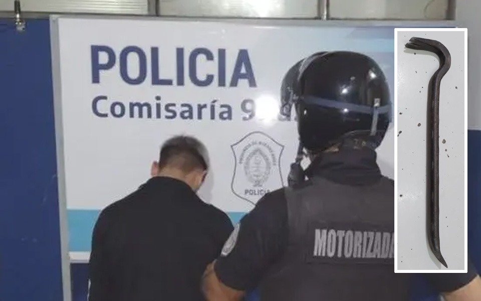 Un menor cayó tras barretear autos en la zona céntrica de calle 12