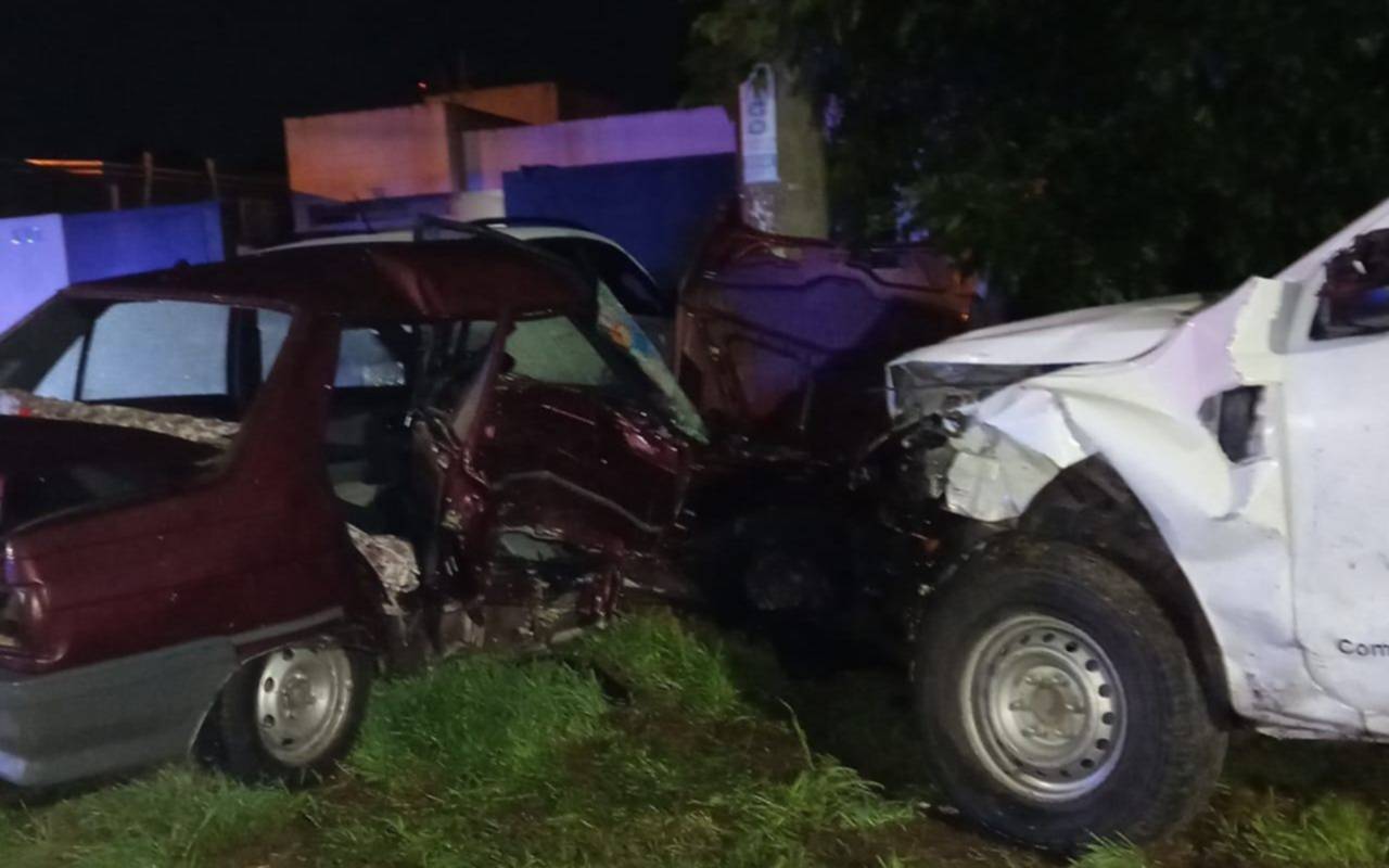 Un patrullero chocó a un auto durante una persecución por las calles de La Plata: hubo cuatro heridos