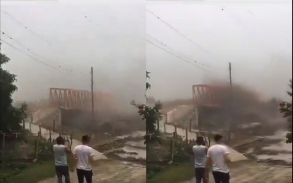 Catamarca: impresionante alud arrasó con un puente y aisló a una localidad