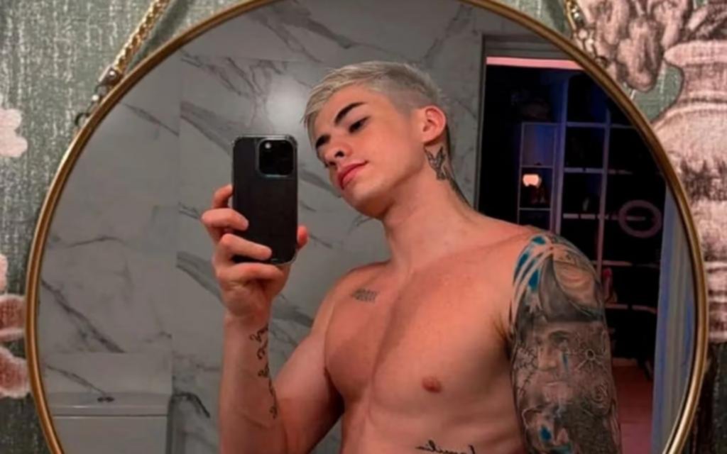 Lauty Gram y la foto hot antes de ver a La China